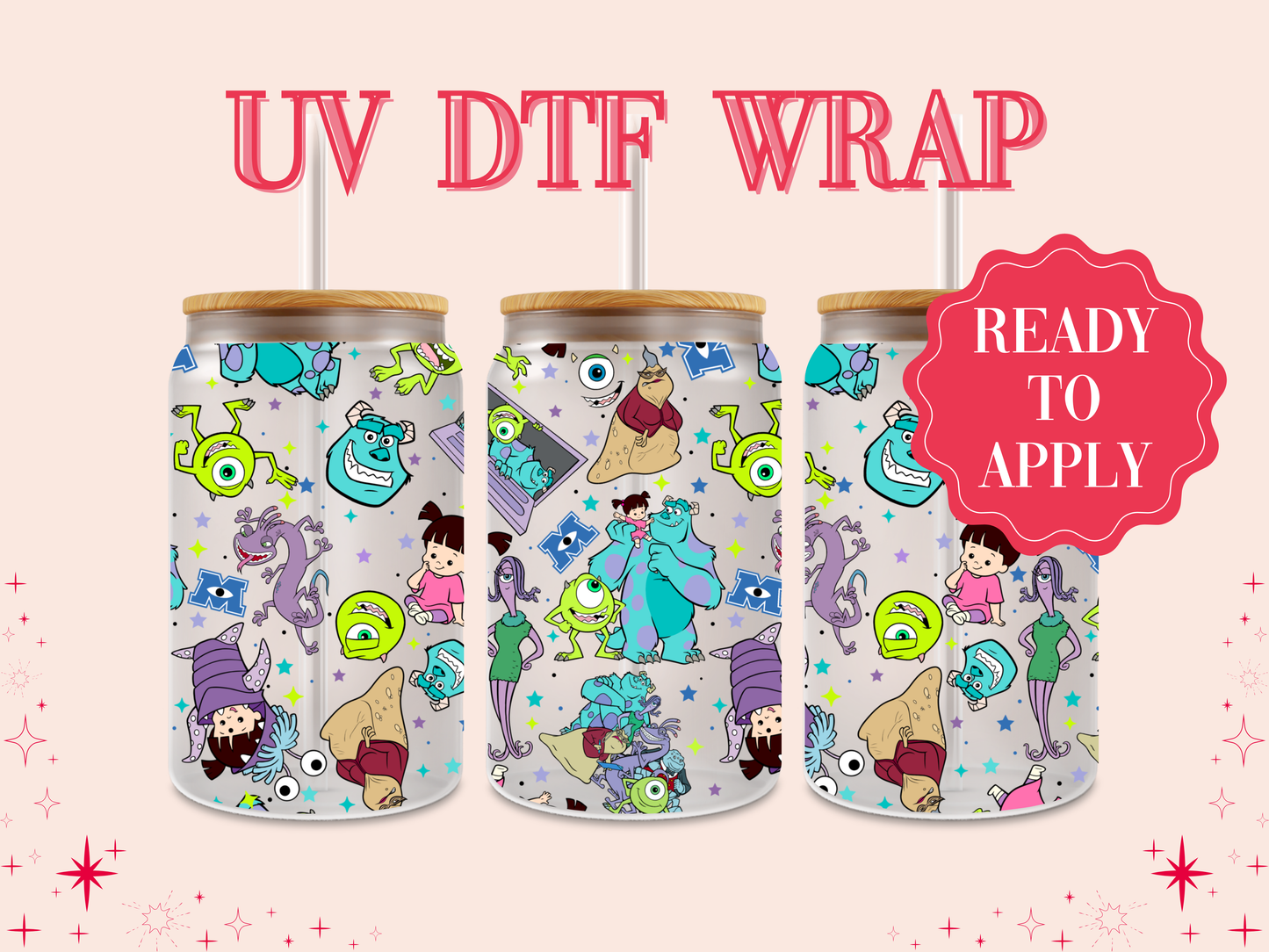 M-inc Char UV DTF Wrap
