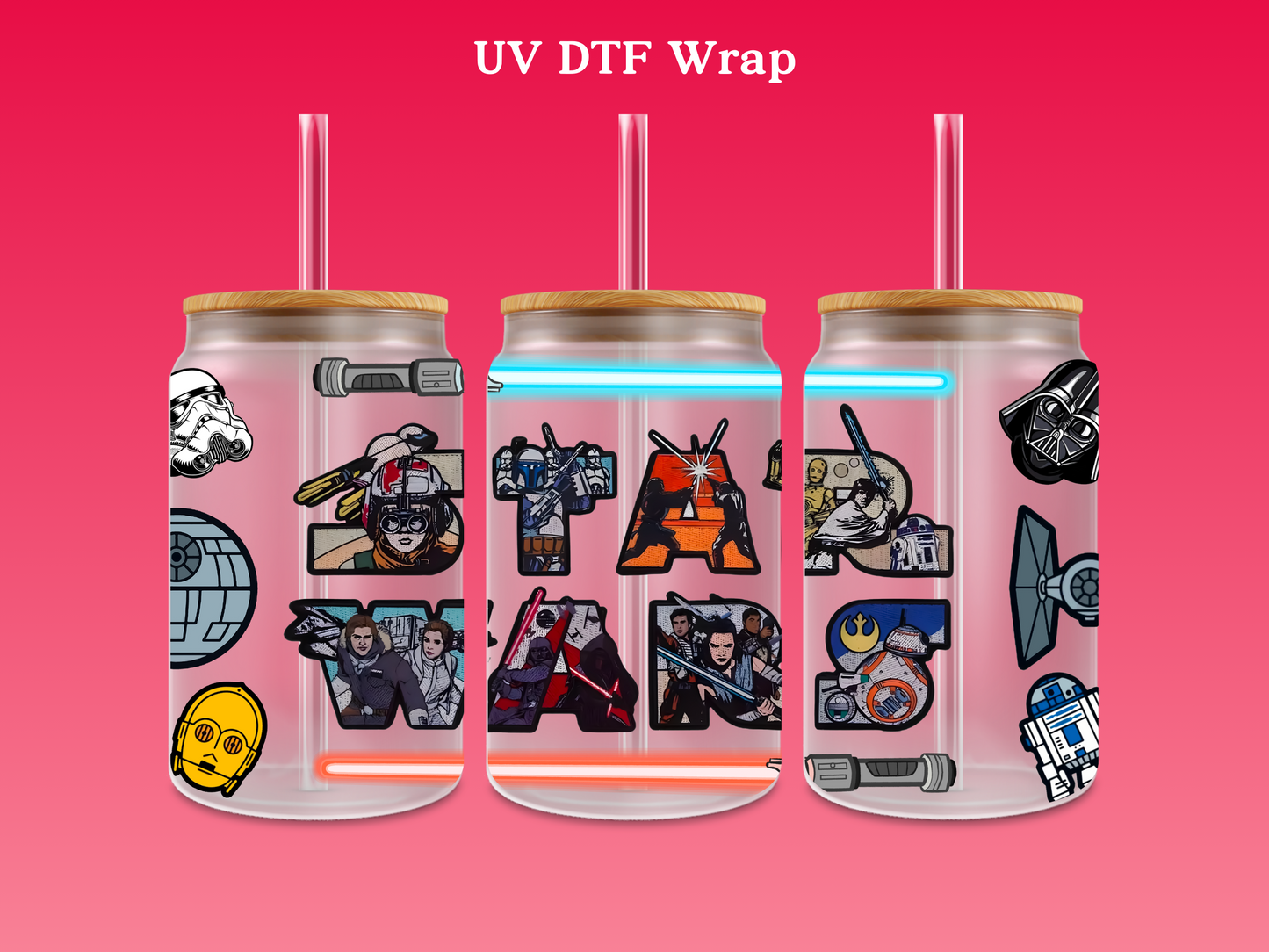 SW Text UV DTF Wrap