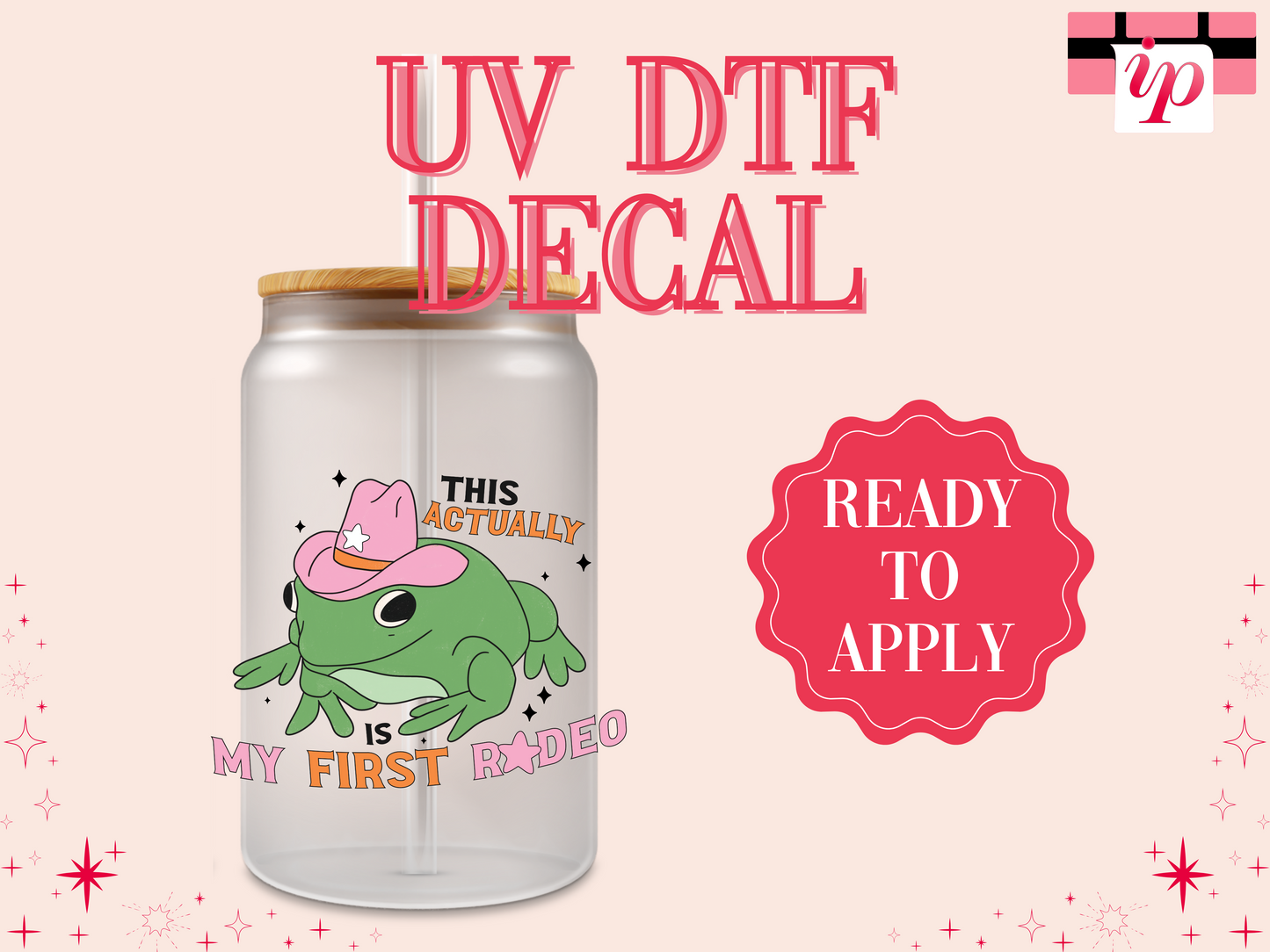 This Actually is my First Rodeo Western Frog Decal