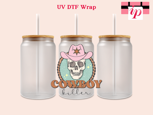 Cowboy Killer UV DTF Decal