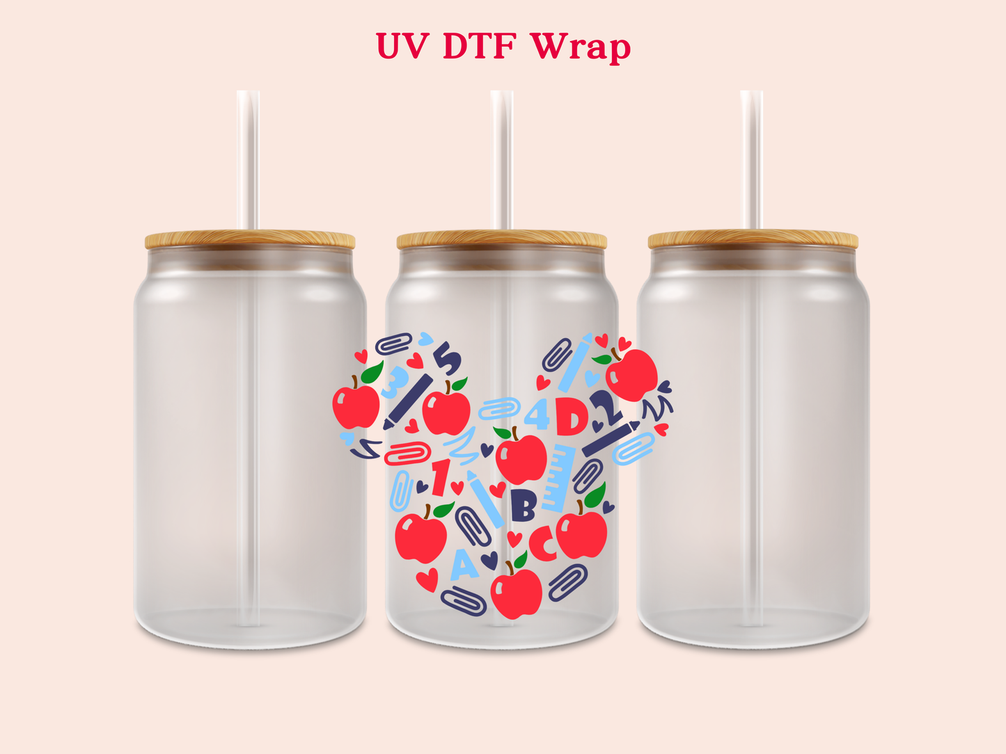 School Teacher Mystery Bundle UV DTF Wrap Bundle