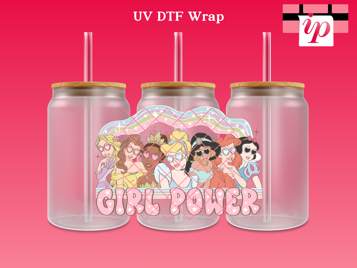 Princess UV DTF Decal