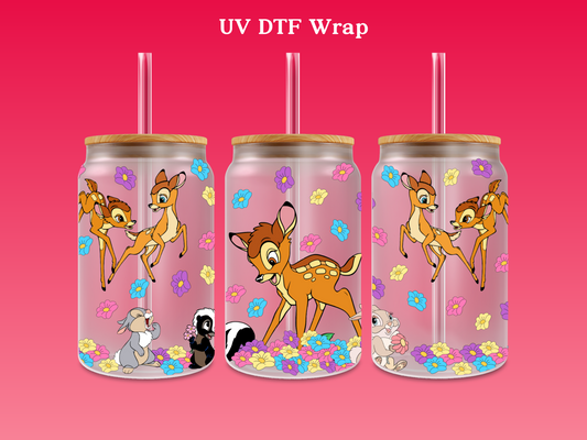 Spring Deer UV DTF Wrap