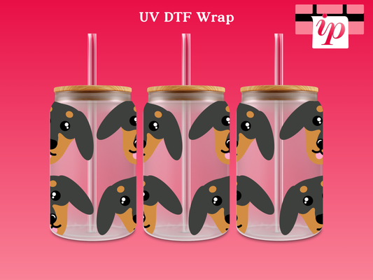 Sausage Dog UV DTF Wrap