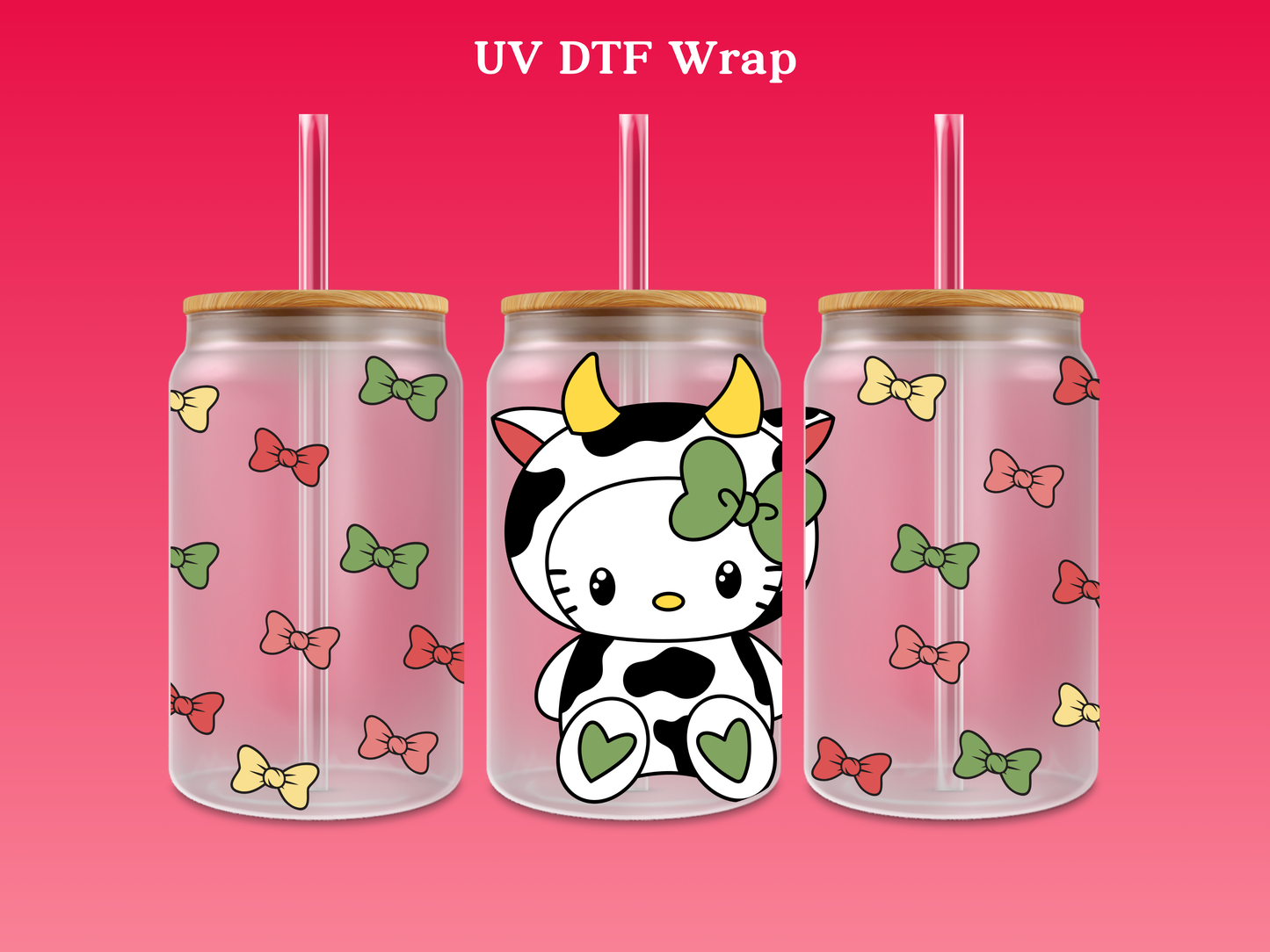 Bows UV DTF Wrap