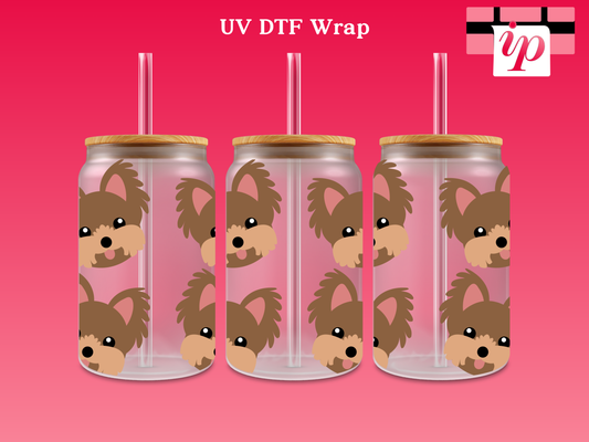 Yorkie UV DTF Wrap