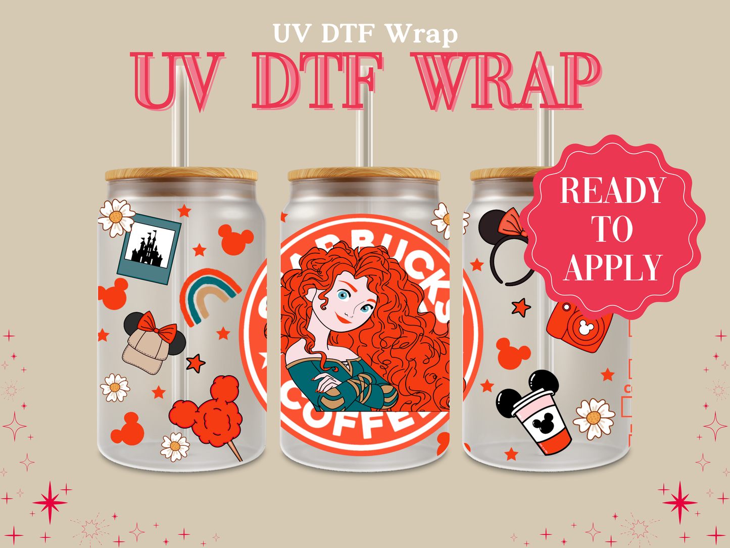 SB Characters UV DTF Wrap