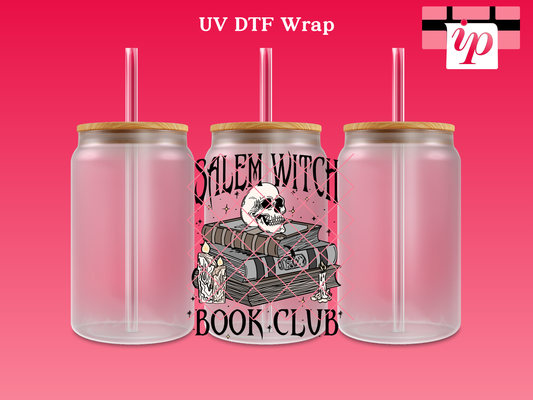 Salem Witch Book Club UV DTF Decal