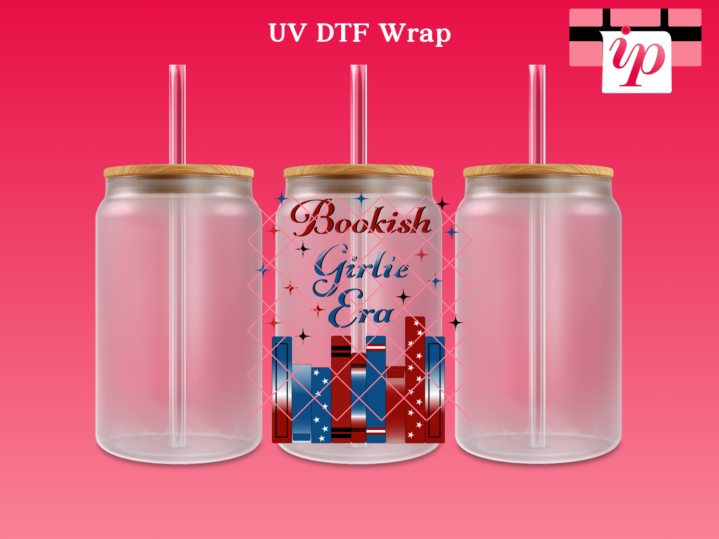 Bookish Girlie Era UV DTF Decal