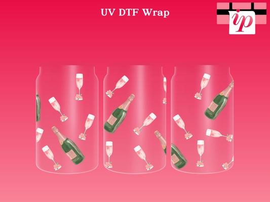 Coquette Champagne UV DTF Wrap