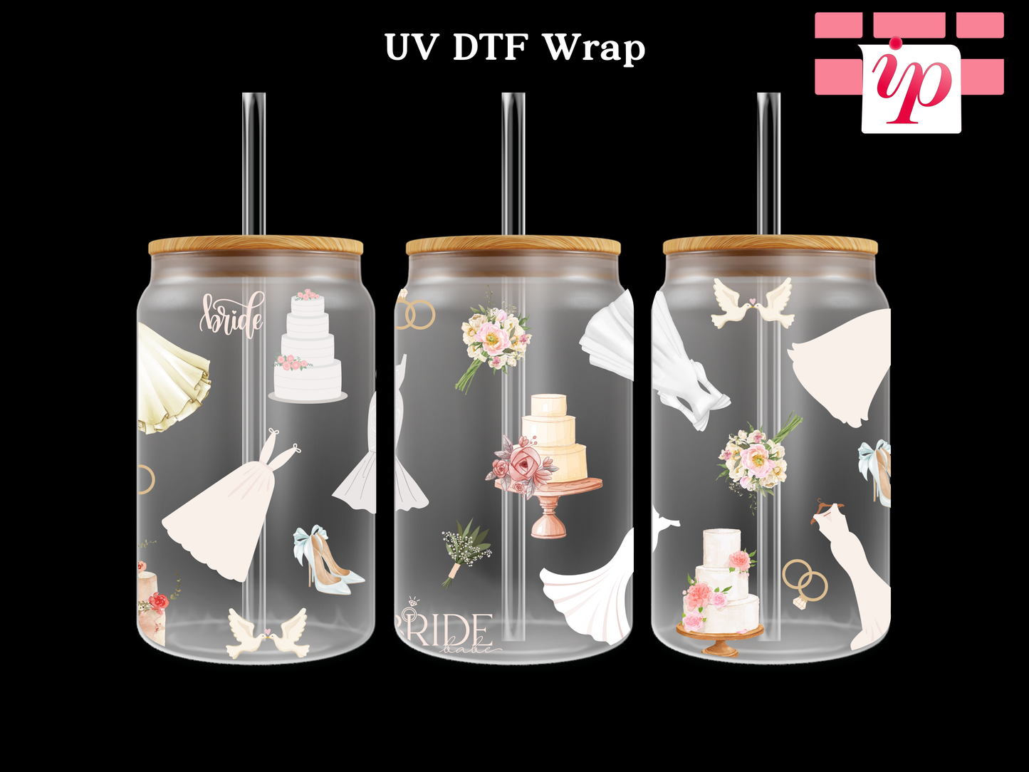 Bride UV DTF Wrap