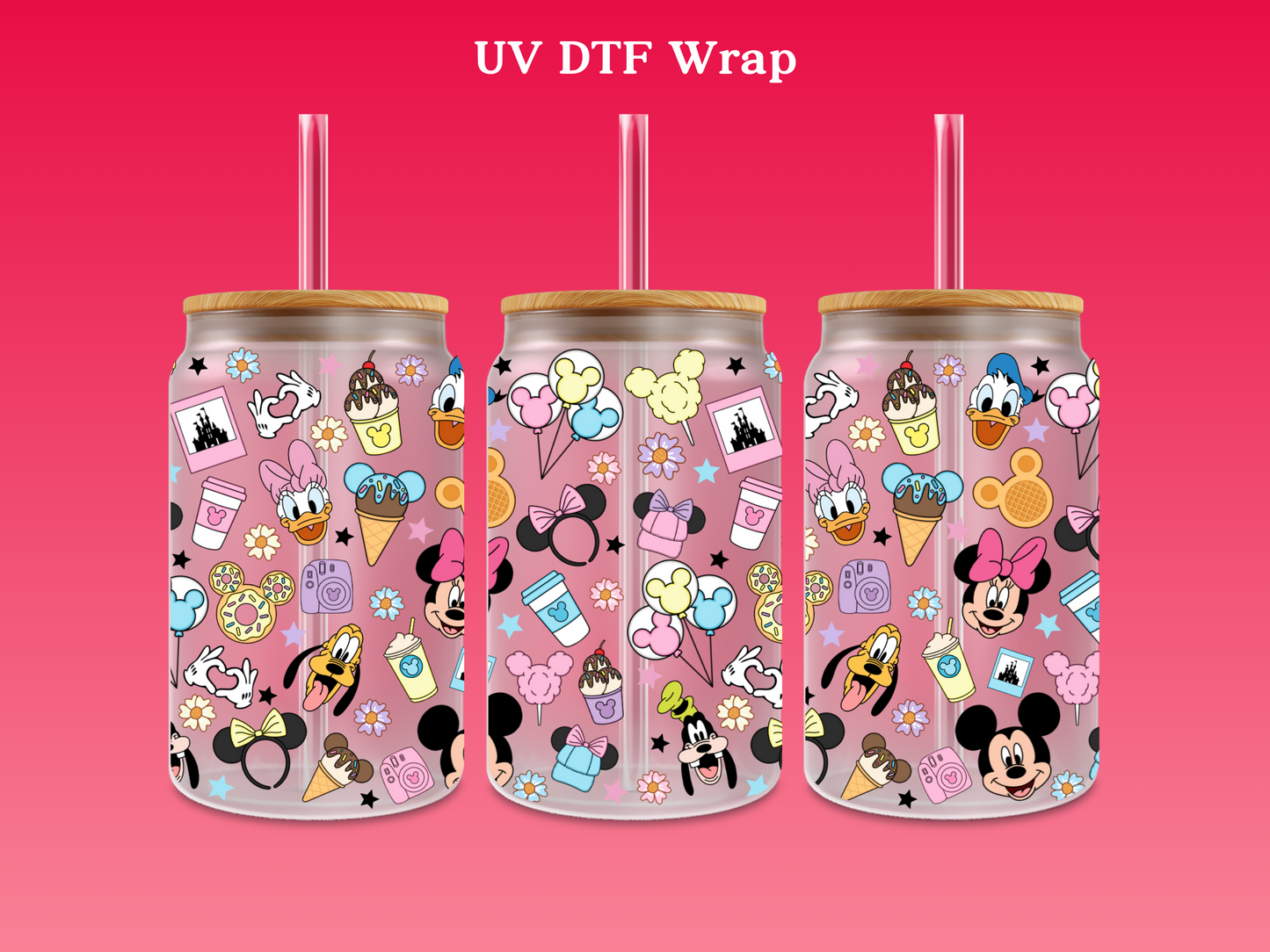 Mickey Magical Snacks UV DTF Wrap