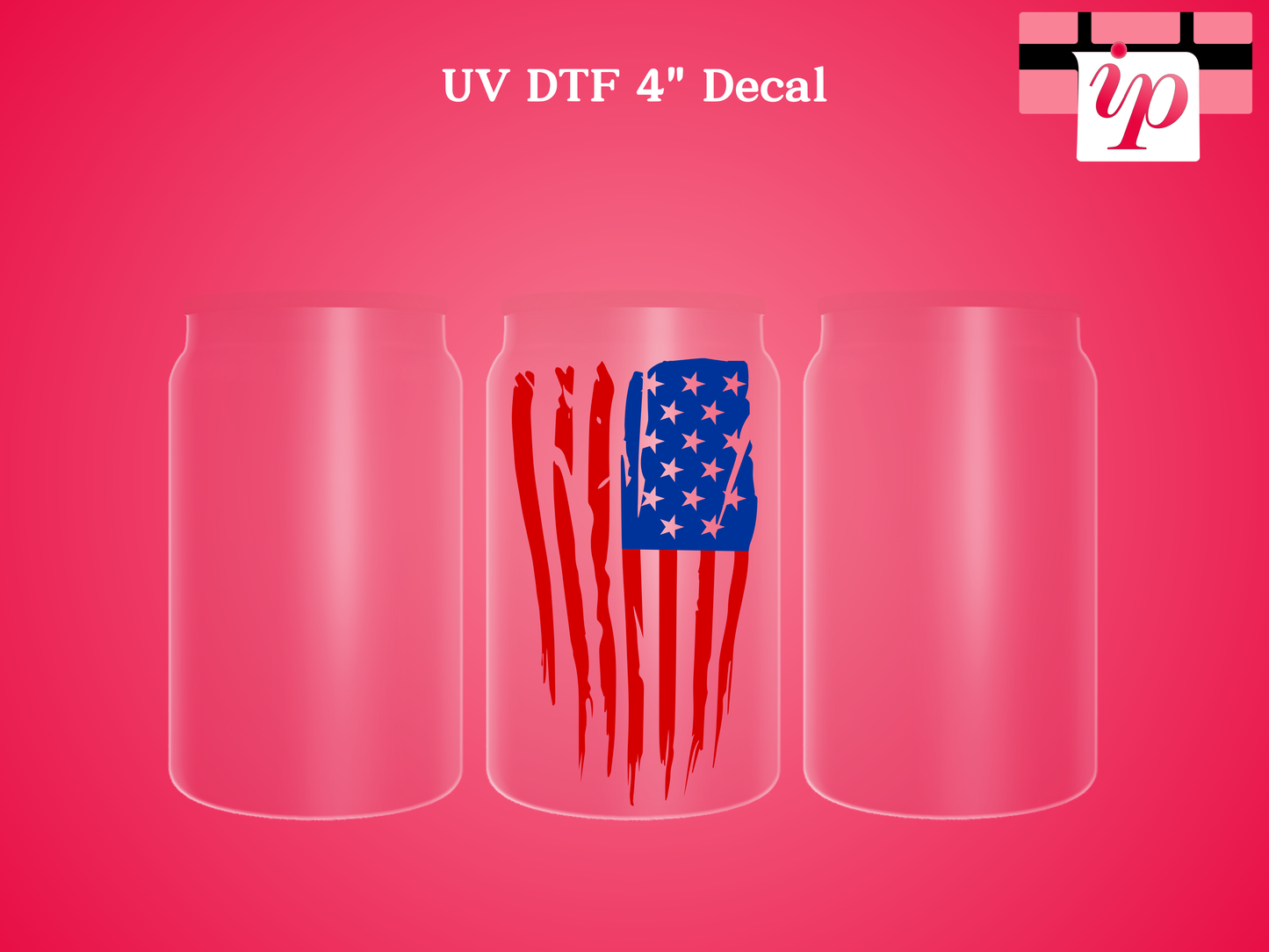 Flag v1 UV DTF Decal