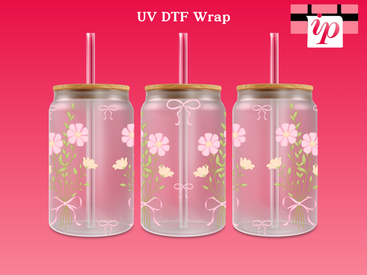 Coquette Bouquet  UV DTF Wrap