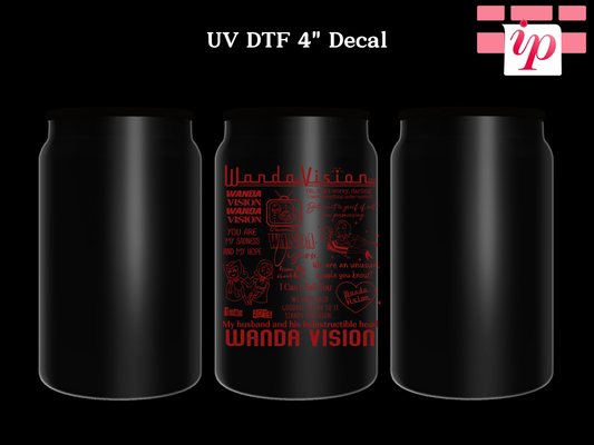 Wanda Vision Sitcom UV DTF Decal