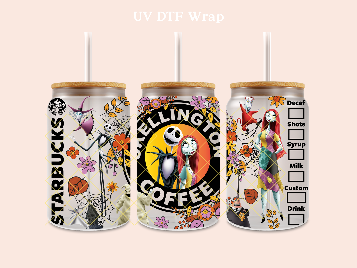 JS Coffee SB UV DTF Cup Wrap