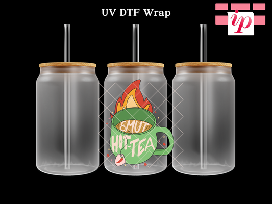 Smut Hot Tea UV DTF Decal