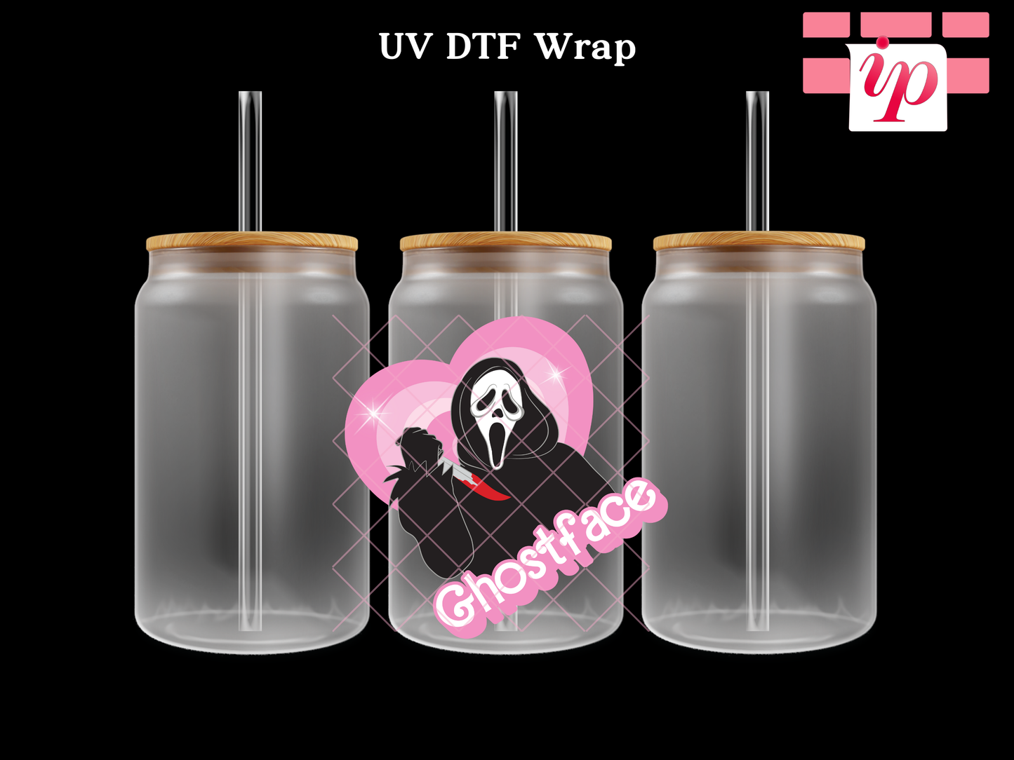 Barbie Box Ghostface UV DTF Decal