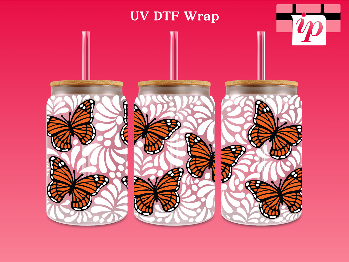 Talavera Mariposa UV DTF Wrap