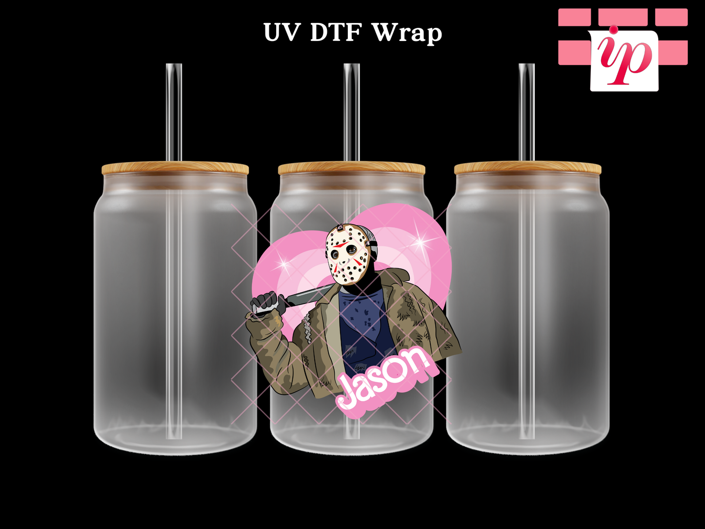 Barbie Box Jason UV DTF Decal