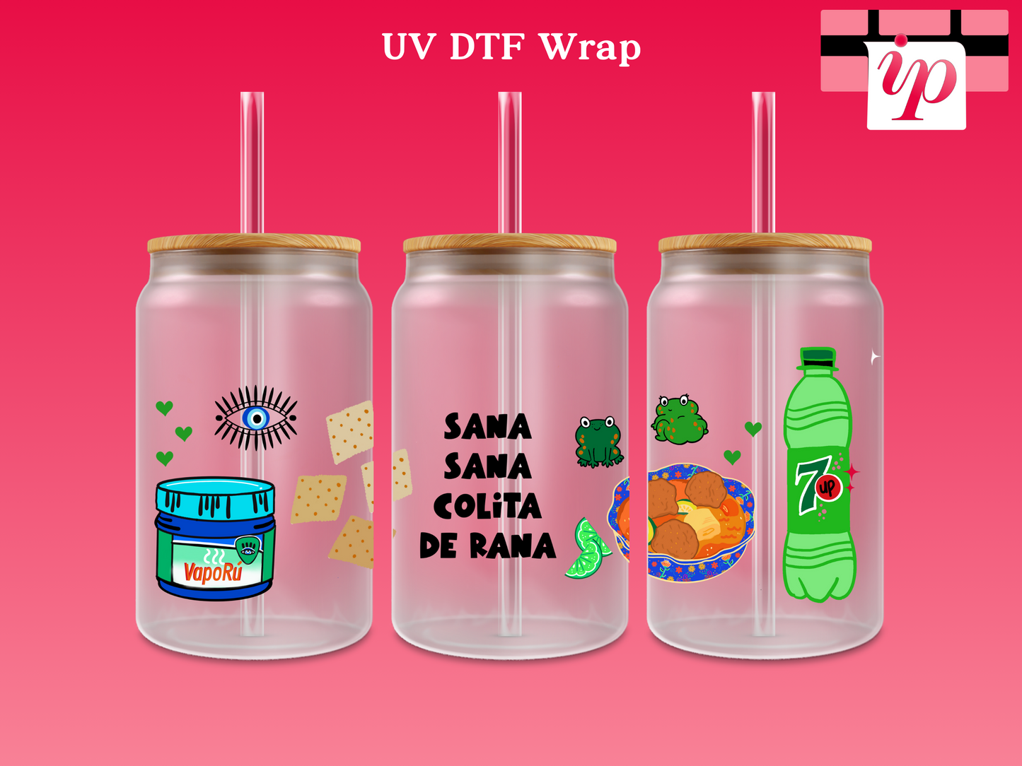 Mexican Wellness UV DTF Wrap