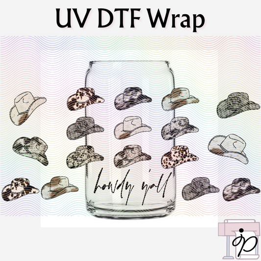 Howdy Y'all UV DTF Wrap