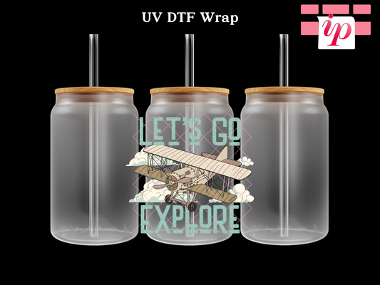 Let's Go Explore UV DTF Decal