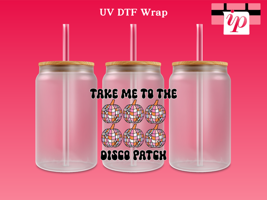 Take Me To The Disco Patch Decal