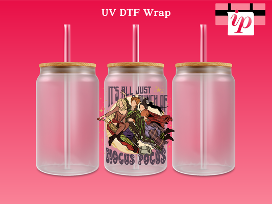 It's a Bunch of Hocus Pocus 3 Witches UV DTF Decal