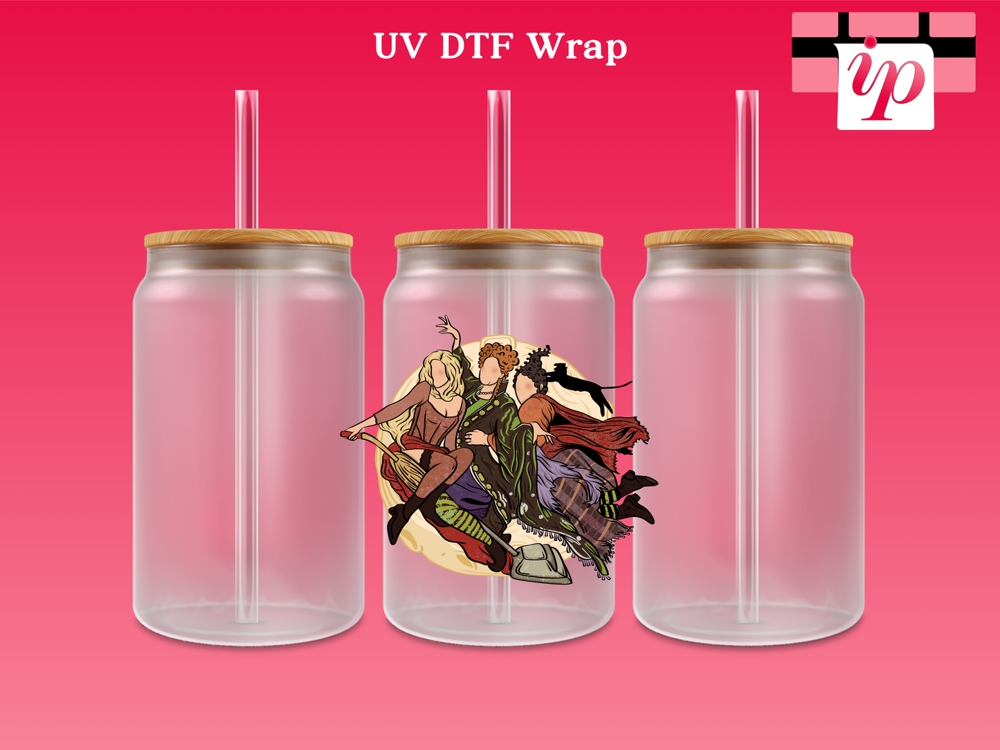 3 Witches UV DTF Decal