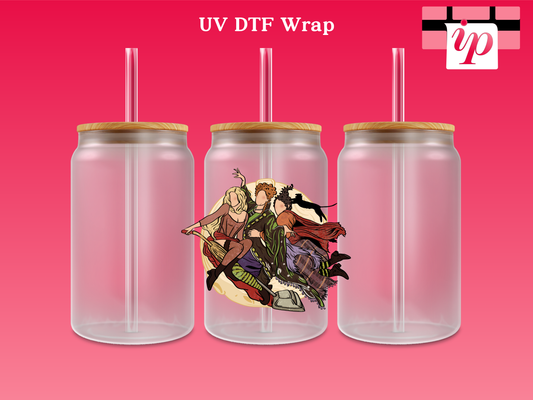 3 Witches UV DTF Decal