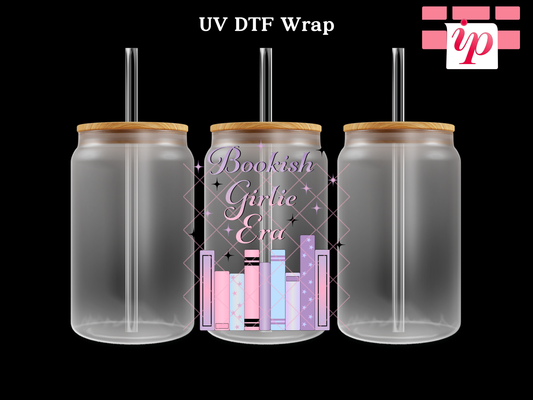 Bookish Girlie Era UV DTF Decal