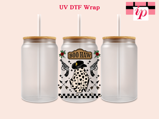 Boo Haw UV DTF Decal