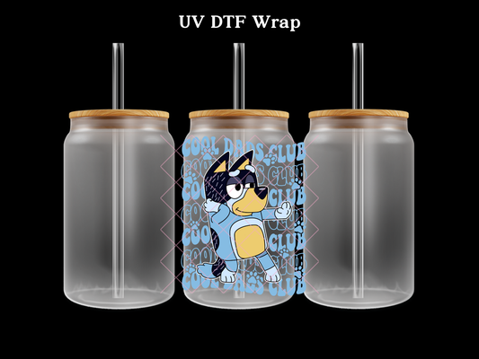 Cool Dads Club - Blue UV DTF Decal