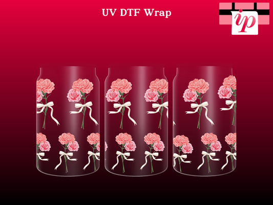 Peony Coquette Bundles  UV DTF Wrap