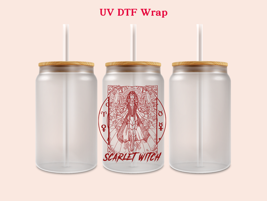 Scarlet Witch Wanda UV DTF Decal