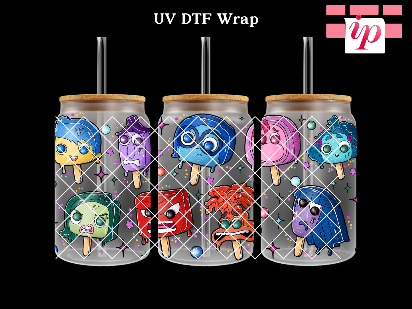 Popsicle Inside Out UV DTF Cup Wrap