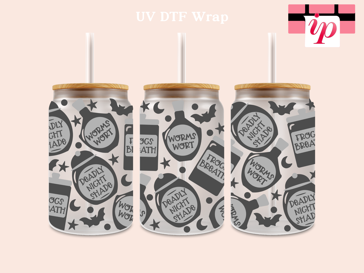 Nightmare Potions UV DTF Cup Wrap