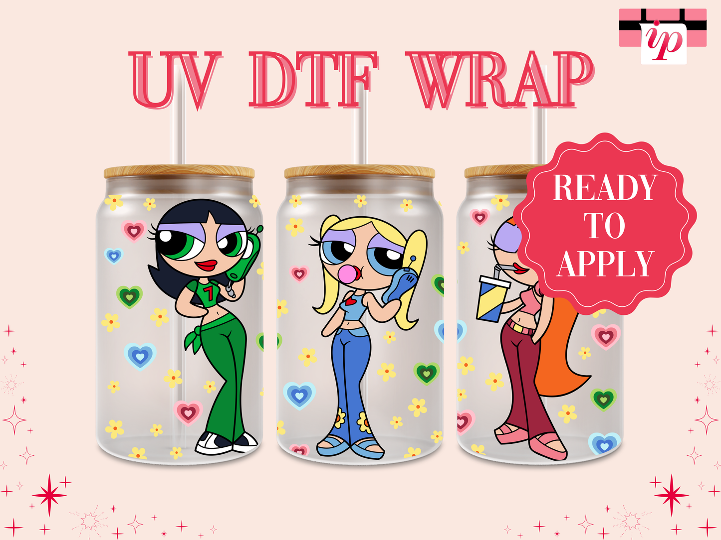 PP Spring Love UV DTF Wrap