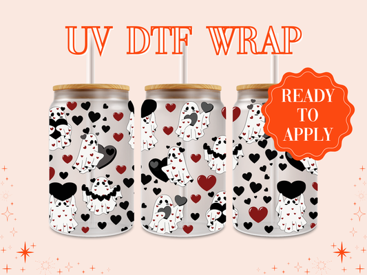Emo Love Ghosts UV DTF Wrap