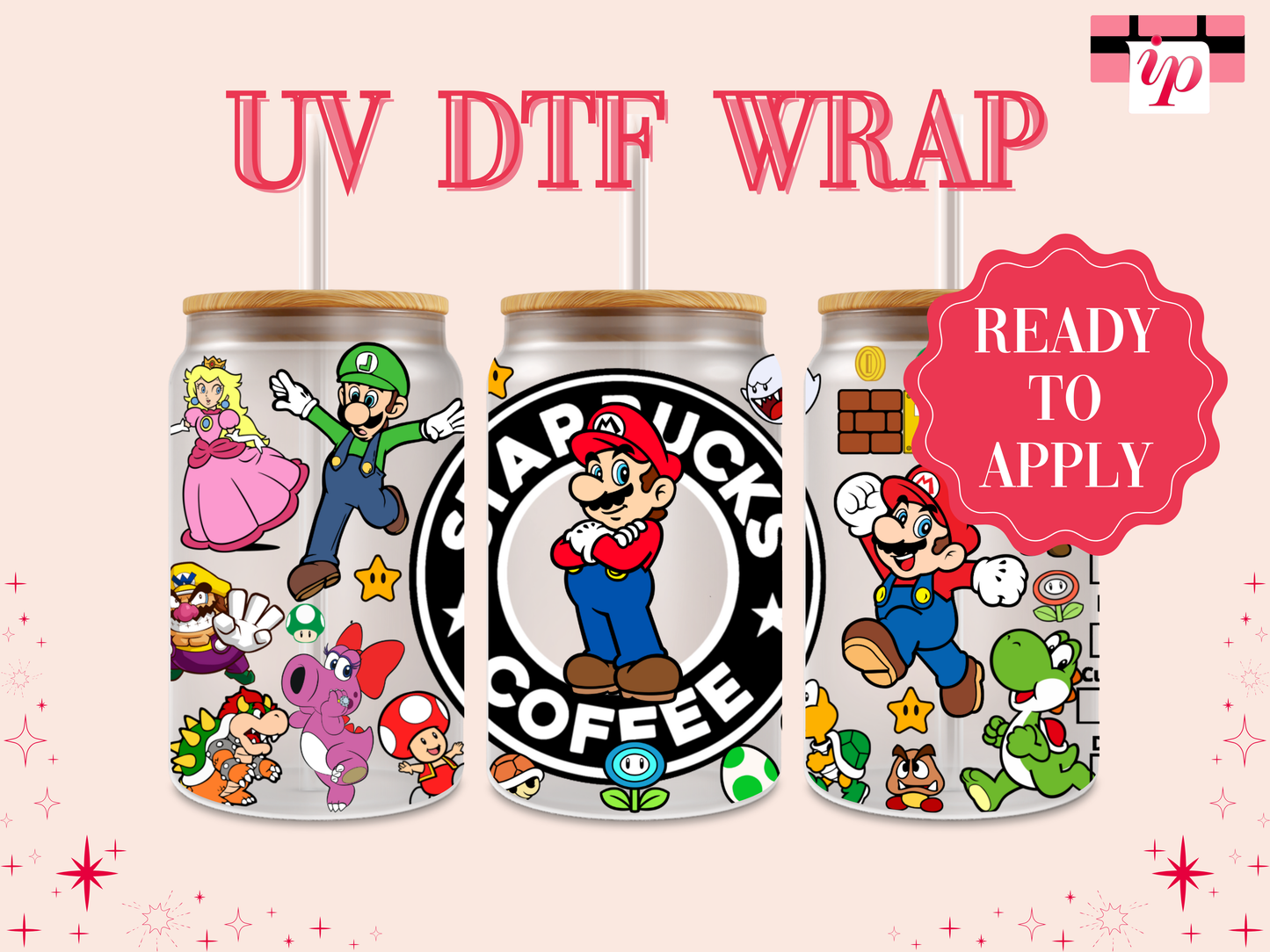 SB Characters UV DTF Wrap