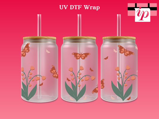 Campana Flowers UV DTF Wrap