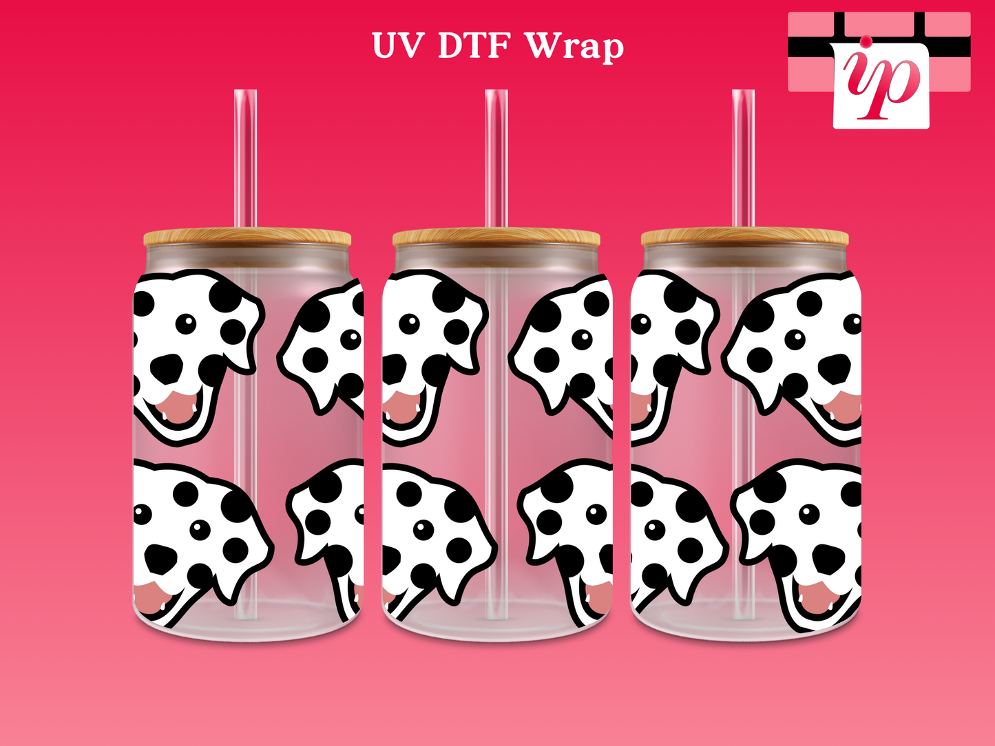 Dalmations UV DTF Wrap