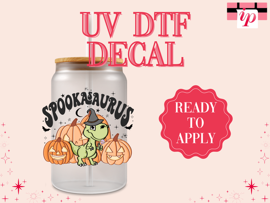 Spookasaurus UV DTF Decal